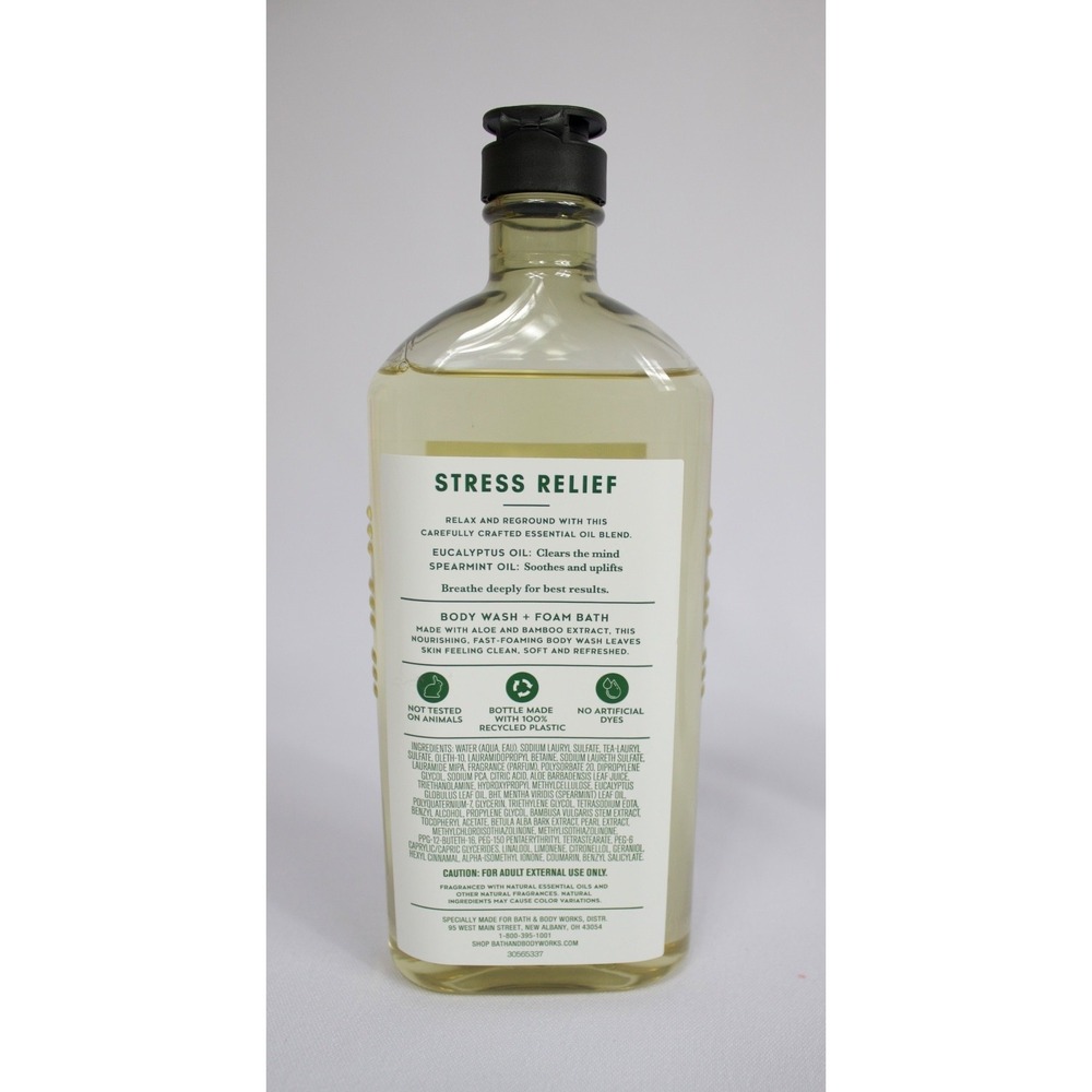 Bath & Body Works Eucalyptus Spearmint Set Body Wash, Body Cream, Soap NEW - Picture 4 of 11